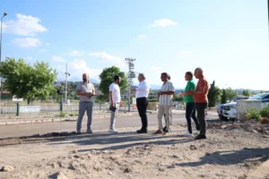 Melikgazi'de 4 mahalleye yeni asfalt yol yapım çalışması