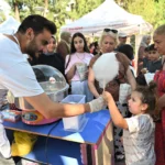 Bornova Belediyesi'nin düzenlediği 'Hoş Geldin Yaz 2. Çocuk Şenliği'nde çocuklar doyasıya eğlendi.