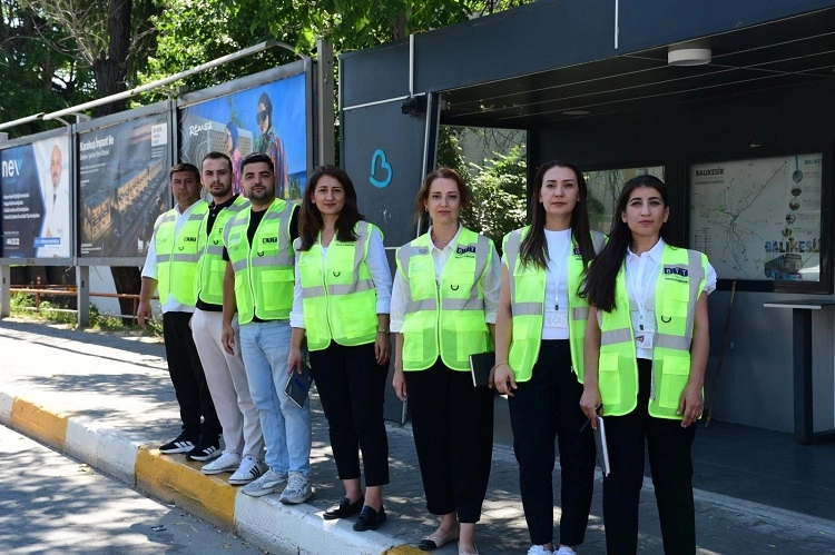 Balıkesir'de toplu taşıma araçları denetleniyor