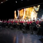 Mersin Emekli Evi Korosu'nun 'Hatıralarda Kalan Ezgiler' konserinden genel görünüm