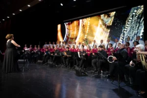 Mersin Emekli Evi Korosu'nun 'Hatıralarda Kalan Ezgiler' konserinden genel görünüm