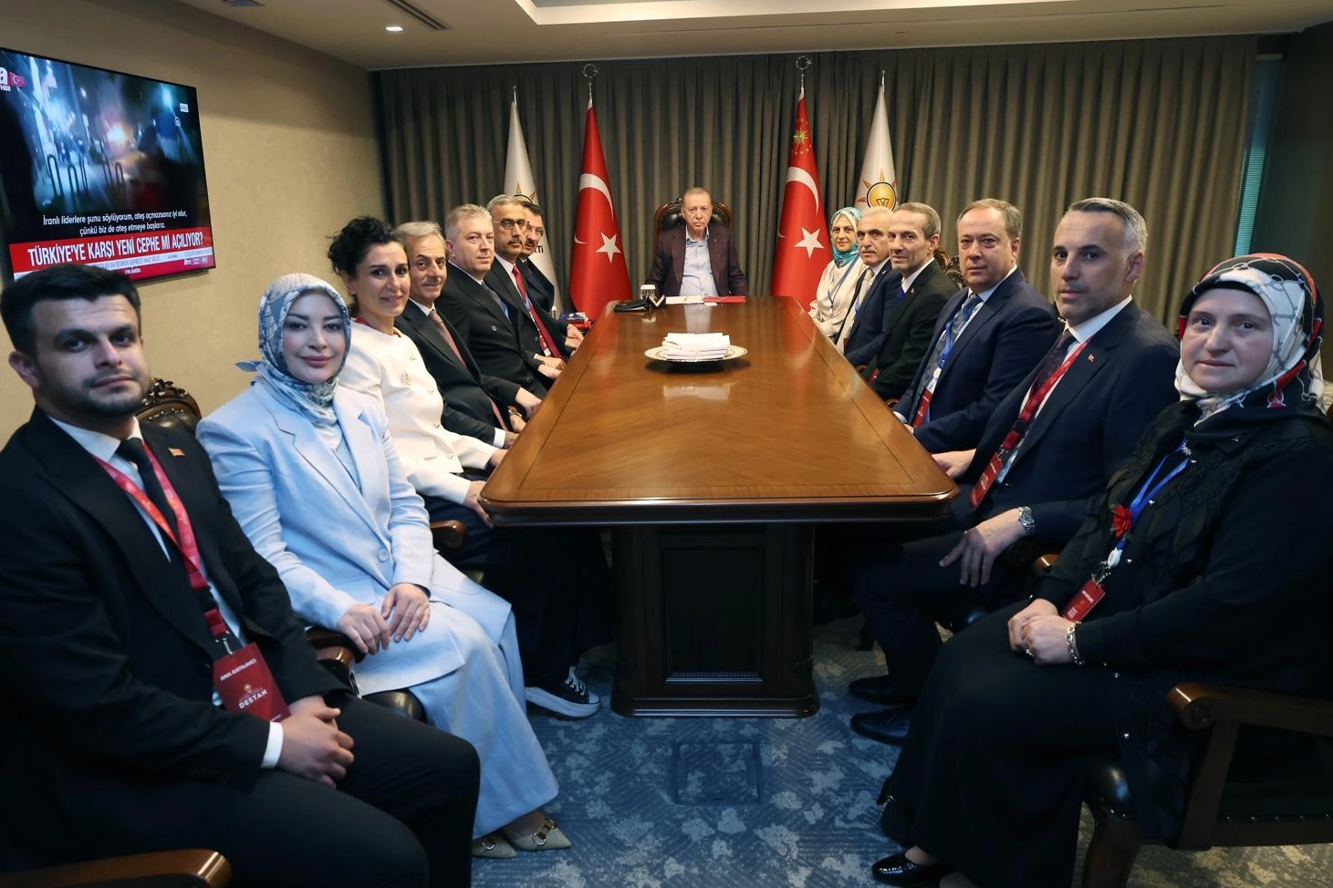 Cumhurbaşkanı Erdoğan, Sakarya heyetini kabul ediyor