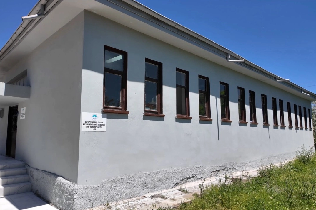 Kayseri Büyükşehir Belediyesi tarafından yenilenen Pınarbaşı Kaynar Mahallesi taziye evi