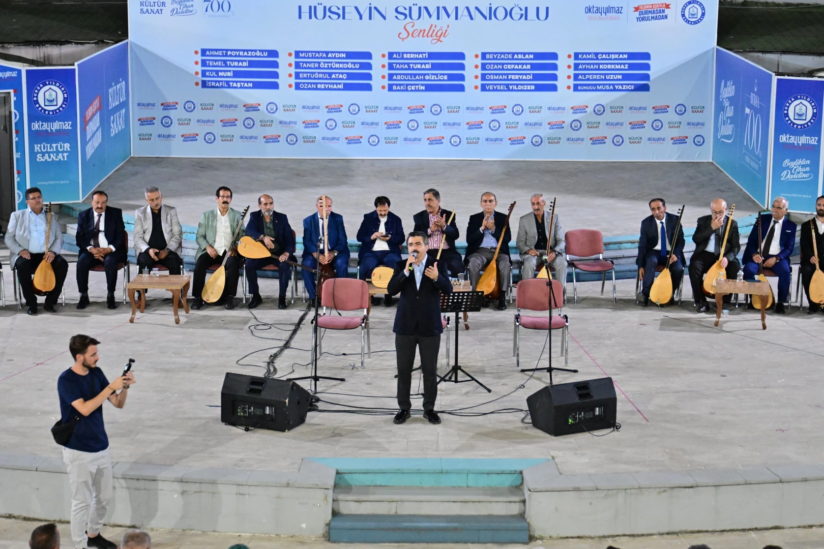 Bursa Yıldırım'da aşıklık geleneği ve Hüseyin Sümmanioğlu'nun anıldığı vefa programı.