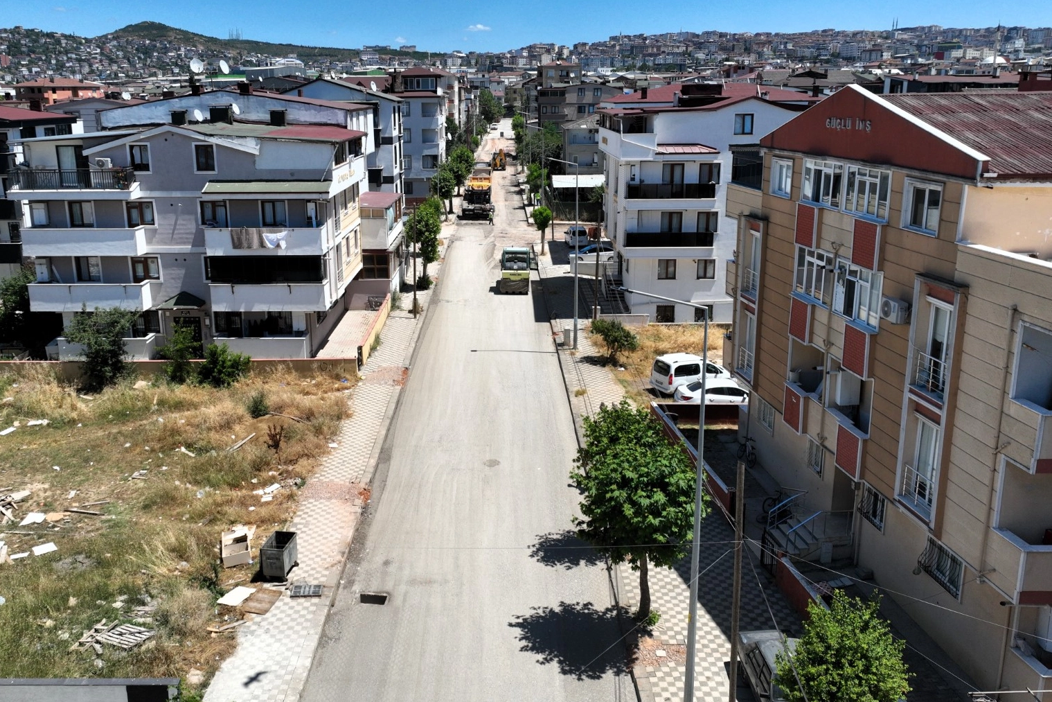 Kocaeli Darıca Sırasöğütler Mahallesi'nde yenilenen yollar