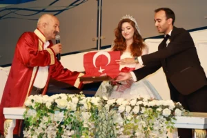 Sultan II. Abdülhamid Han'ın torununun nikah töreninden bir kesit