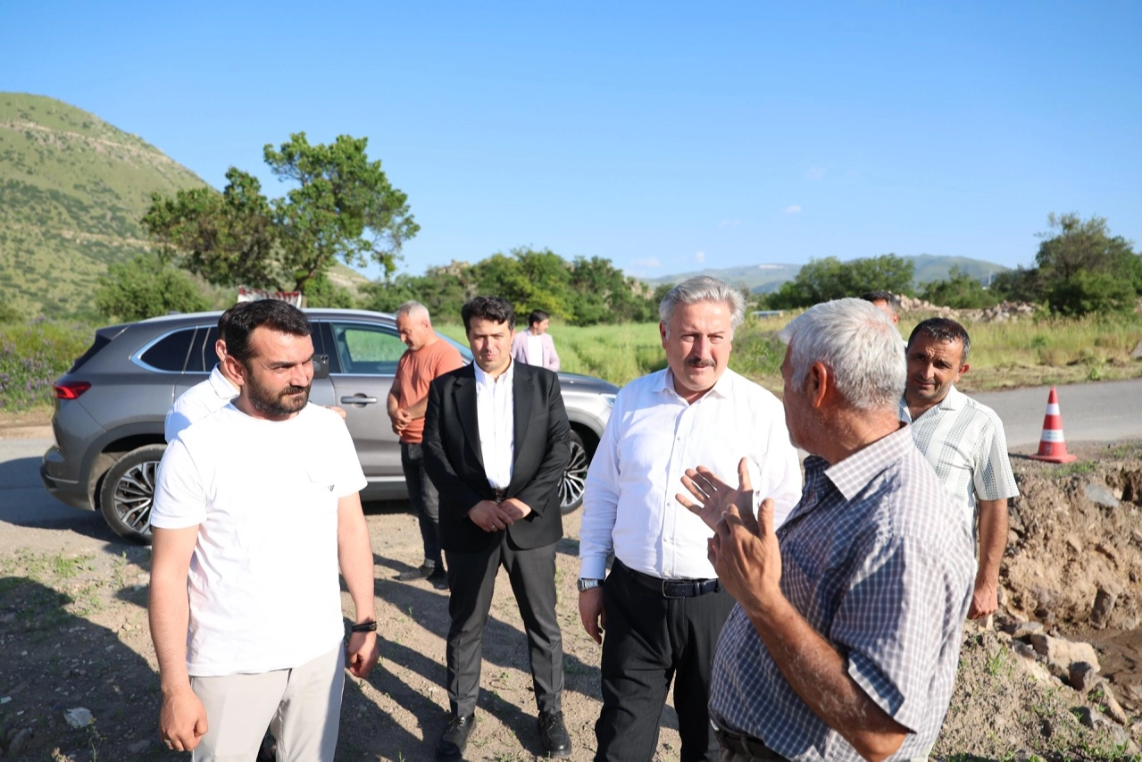 Melikgazi Belediyesi yeni bulvar yapım çalışmalarından genel görünüm