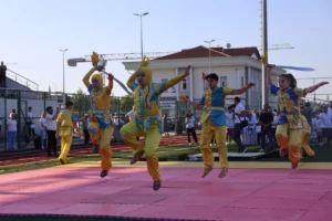 Sakarya Yaz Spor Okulları açılışından genel bir görünüm