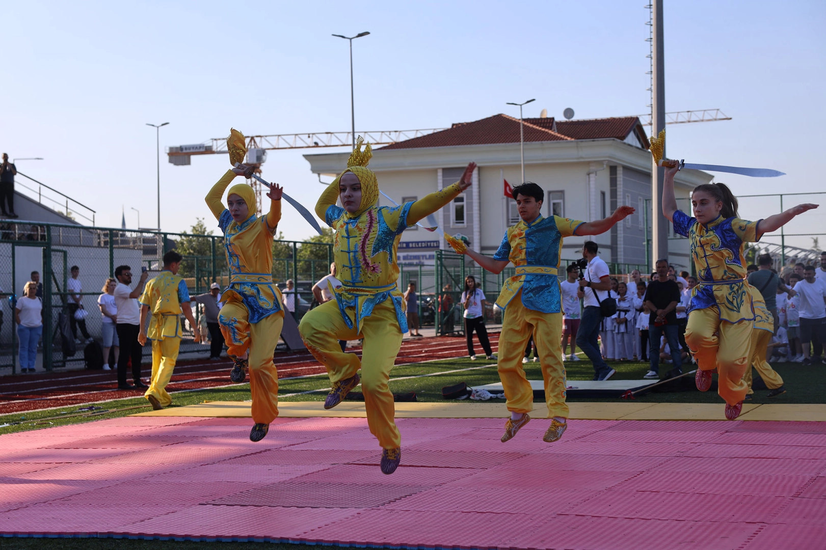 Sakarya Yaz Spor Okulları açılışından genel bir görünüm