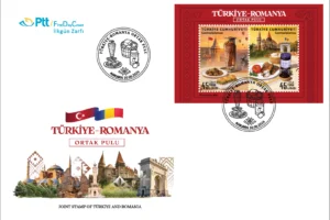 Türkiye ve Romanya'nın ortak çıkardığı anma pulu ve ilkgün zarfı