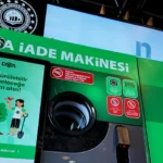 DOA sistemi kapsamında geri dönüştürülen içecek ambalajları ve iade makineleri