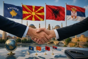 TİMBİR Başkan Vekili Rıfat Sait, Balkan ülkeleriyle iş birliği ve yatırım fırsatlarını görüşmek üzere bir araya geliyor.
