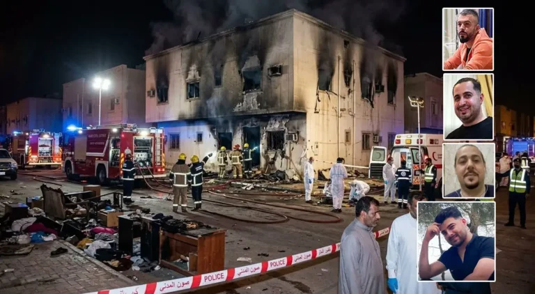 Suudi Arabistan'ın Riyad kentinde işçi evinde çıkan yangında hayatını kaybeden Hataylı 4 işçiyi anma