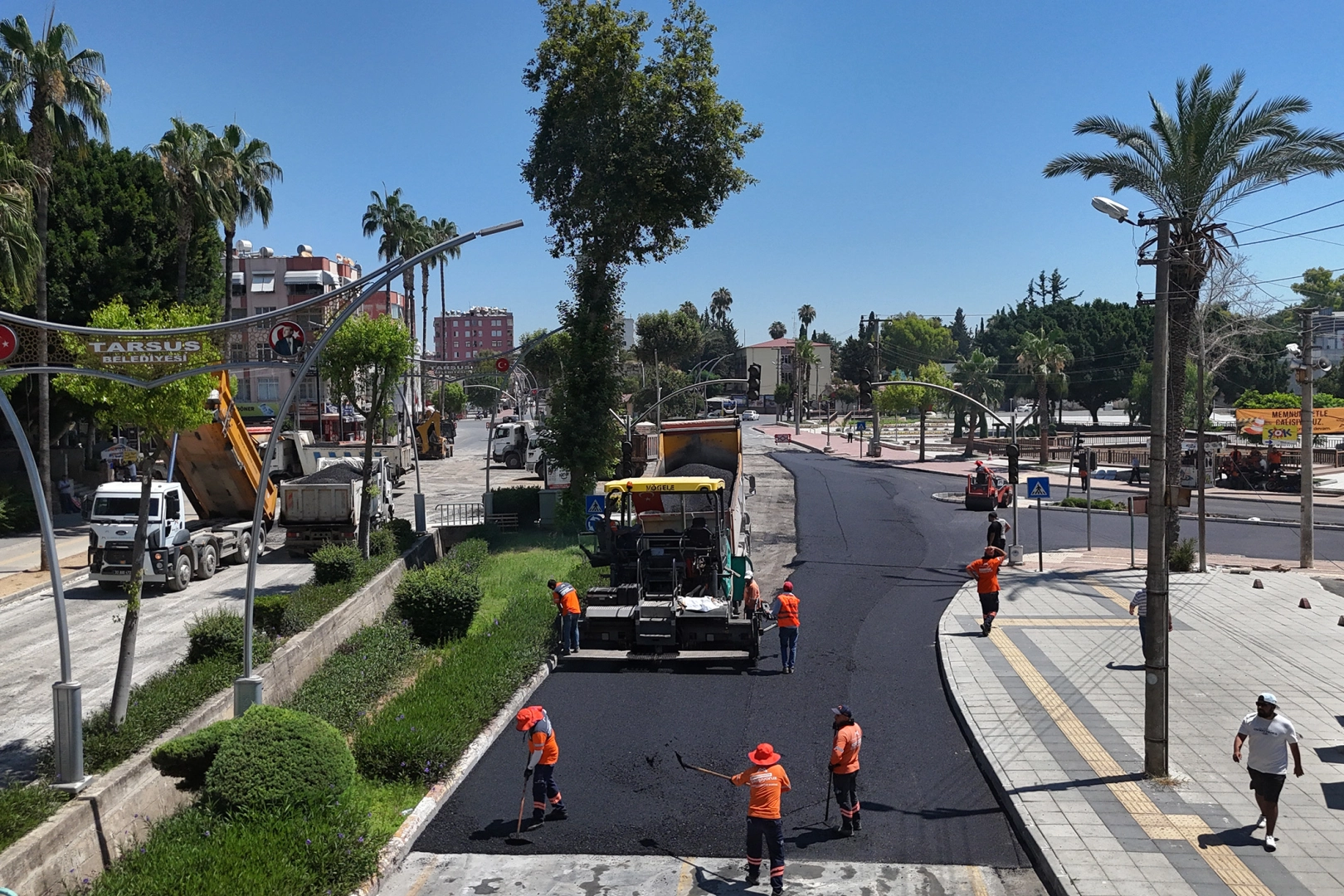 Mersin Tarsus'ta trafiğe nefes aldıran modern kavşak düzenlemesi