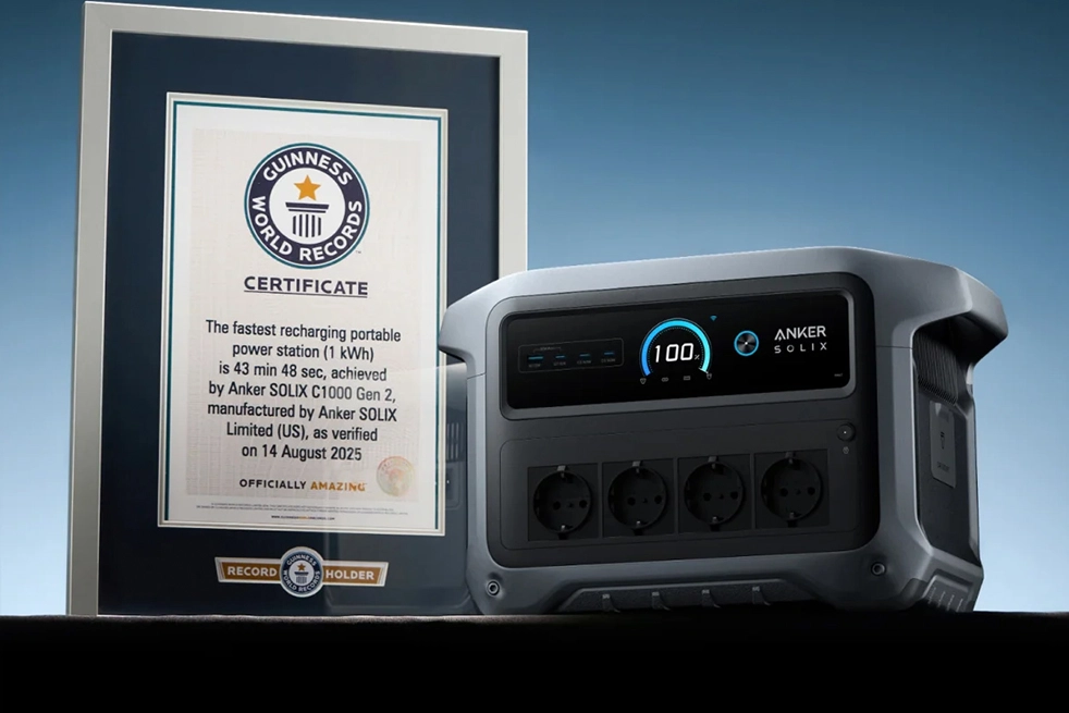 Guinness rekormeni ANKER SOLIX C1000 Gen 2 taşınabilir güç istasyonu Türkiye'de tanıtıldı.