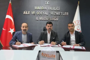 Mardin Aile ve Sosyal Hizmetler İl Müdürlüğü tarafından hayata geçirilen Hayatın Tuzu Biberi projesi kapsamında protokol imza töreni