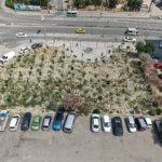 İzmir'de eski benzinlik alanının mikro ormana dönüştürülmüş hali