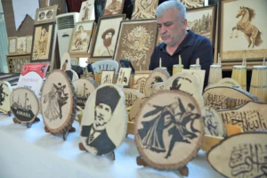 Keçiören'de düzenlenen Kafkas Kültür ve Sanat Festivali'nden genel bir görünüm.