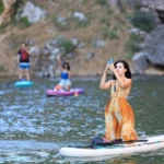 Şanlıurfa Takoran Vadisi'nde su sporları aktivitesi