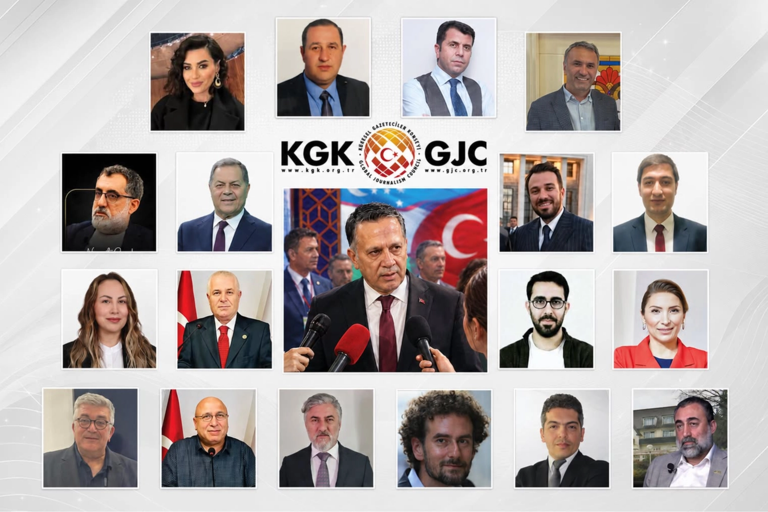 Küresel Gazeteciler Konseyi 3. Olağan Genel Kurulu'nda Mehmet Ali Dim yeniden başkan seçildi.
