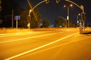 Kocaeli İzmit'te yenilenen yol çizgileri