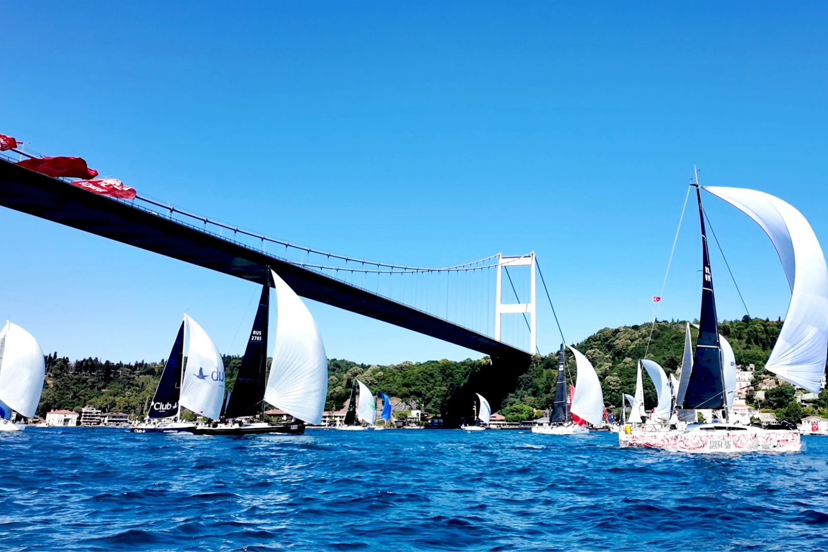 55. TAYK-AKPA Deniz Kuvvetleri Kupası Uluslararası Yat Yarışı İstanbul Boğazı'ndan başlıyor