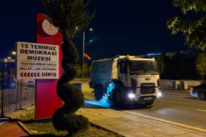 Keçiören'de NATO Zirvesi için temizlik çalışmaları yapılıyor