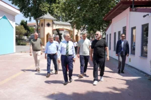 Kocaeli Doğu Kışla'da yapımı süren Ana Ocağı Aile Yaşam Parkı'ndan genel görünüm