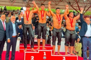 Keçiörenli sporcuların Avrupa ve Kırkpınar'daki başarılarını temsil eden görseller