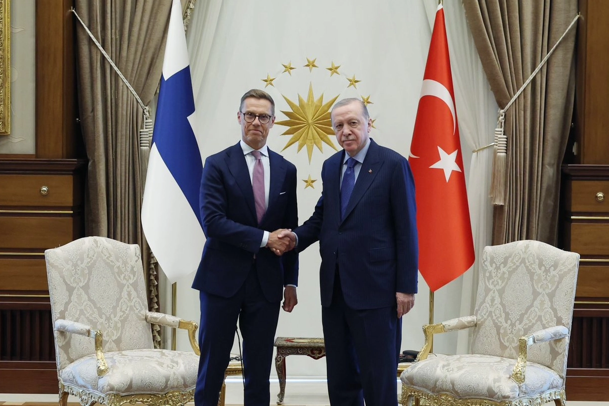 Cumhurbaşkanı Erdoğan ve Finlandiya Cumhurbaşkanı Stubb, NATO Zirvesi kapsamında Ankara'da görüşüyor.