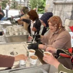Erzurum Kent Konseyi tarafından Muharrem ayı dolayısıyla düzenlenen aşure ikramı etkinliği