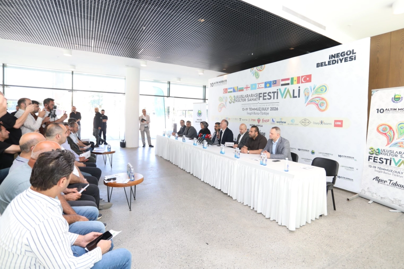 39. Uluslararası İnegöl Kültür Sanat Festivali açılış görseli