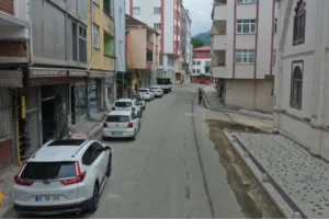 Ordu Kumru Karacalı Mahallesi'nde yenilenen kaldırımlar