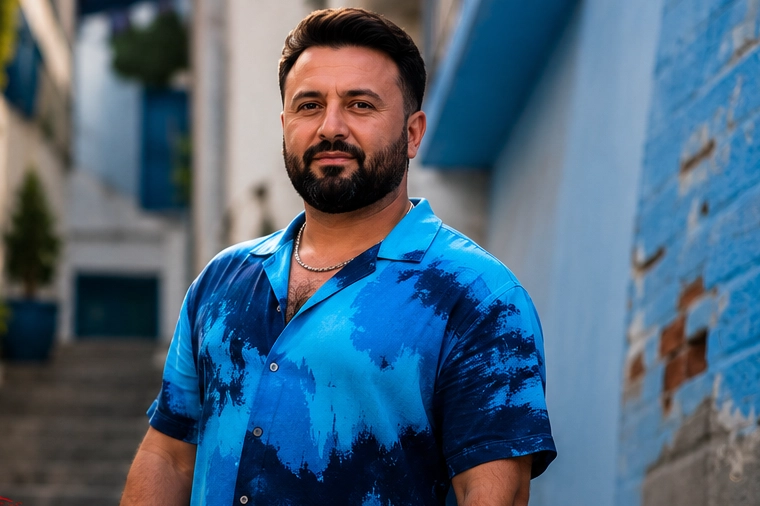 Pop sanatçısı Alp Güvenir yeni şarkısı Tuz Buz ile objektiflere gülümsüyor