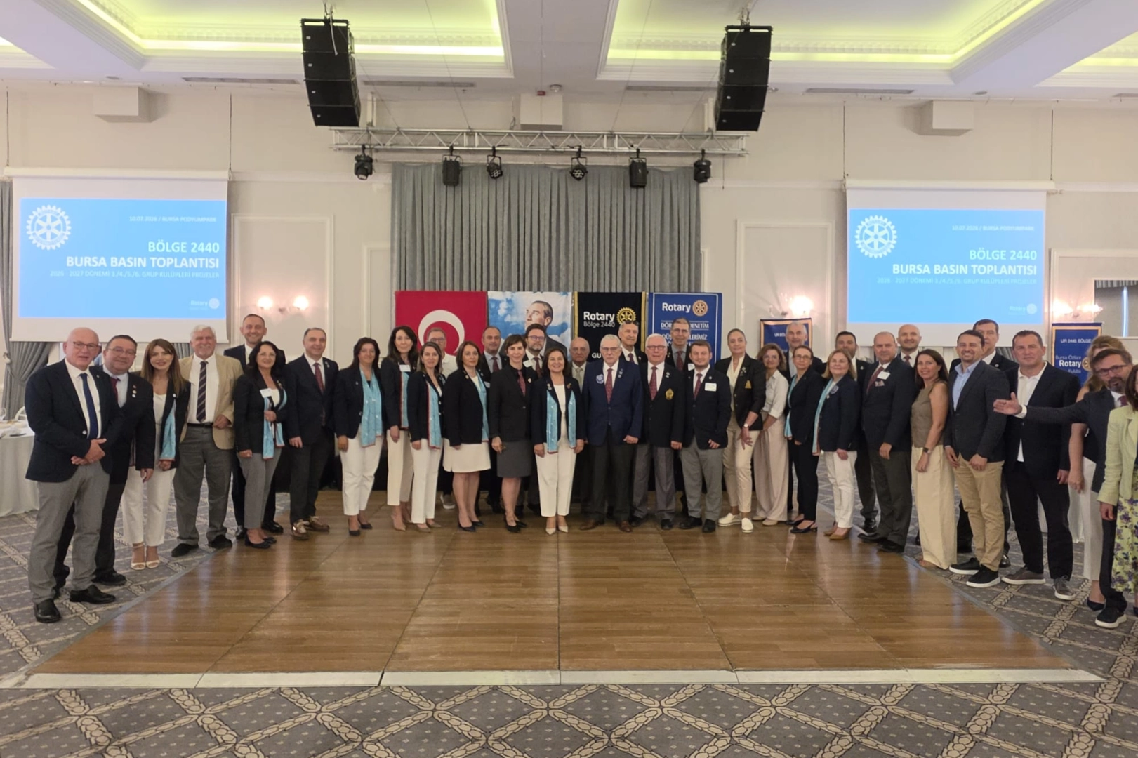 Rotary 2440 Federasyonu yeni dönem başkanı Aylin Olut Ötken'in basın toplantısı