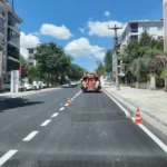 Malkara'da yenilenen Kurtuluş, Pınar ve Demirciler caddeleri