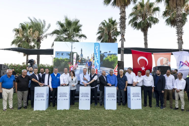 Mersin'de Tömük-Arpaçbahşiş Kanalizasyon ve Atıksu Arıtma Tesisi temel atma töreni