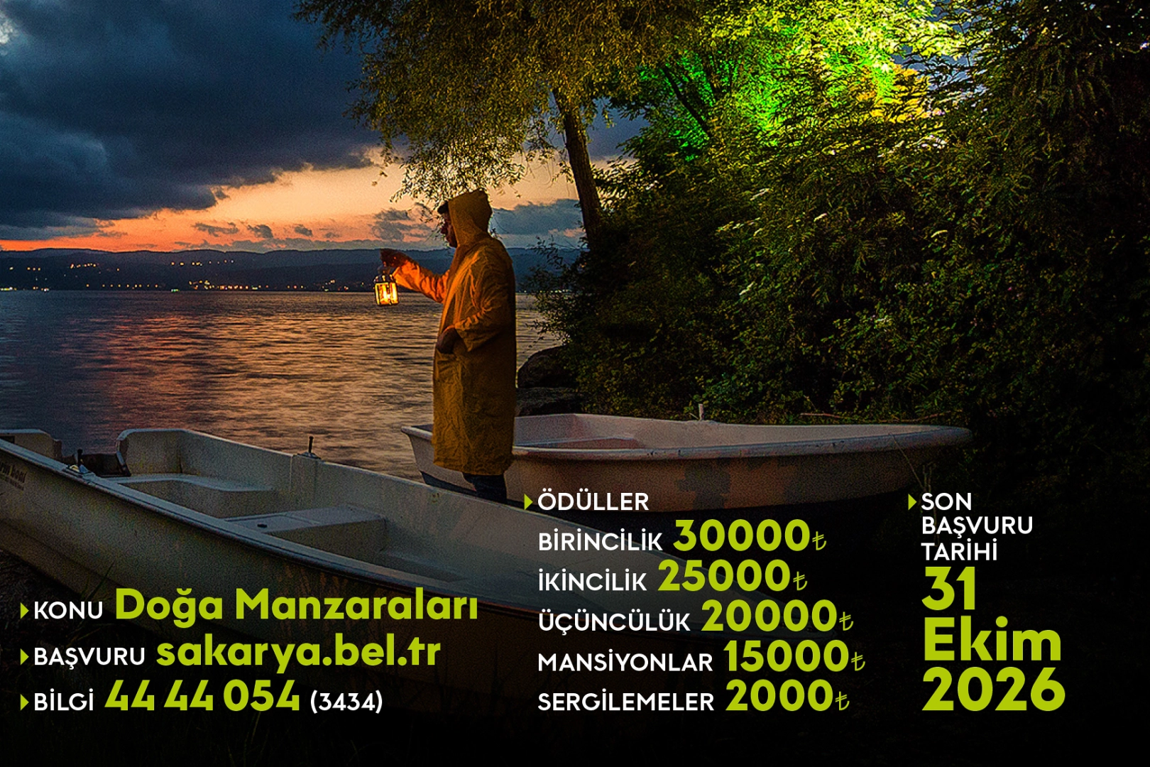 6. Ulusal Sakarya Fotoğraf Yarışması doğa manzaraları temasıyla başlıyor.