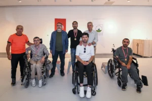 Osmangazi'de düzenlenen paralimpik spor turnuvasından genel görünüm