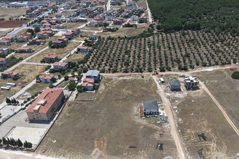 Muğla'nın Yatağan ilçesinde MUSKİ tarafından yapımı devam eden modern kanalizasyon hattı