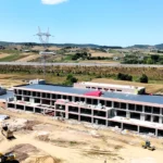 Kocaeli'de inşaatı devam eden modern spor kompleksi