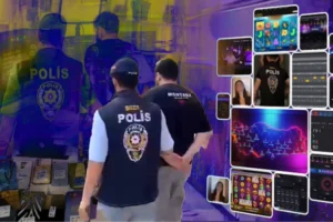 Profesyonel futbol liglerinde yasa dışı bahis operasyonu kapsamında gözaltına alınan şüpheliler