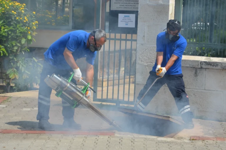 Antalya'da vektörel mücadele ekipleri ilaçlama ve balık bırakma çalışmaları yapıyor.