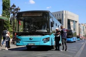 Ankara'da EGO otobüslerinde klima ve hizmet denetimi yapılıyor