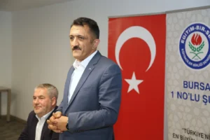 Adil Yazıcıoğlu Eğitim-Bir-Sen Bursa 1 Nolu Şube Başkanlığı'na adaylığını açıkladı