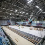 Celal Atik Spor Salonu'nda FIBA standartlarına uygun yenileme çalışmaları